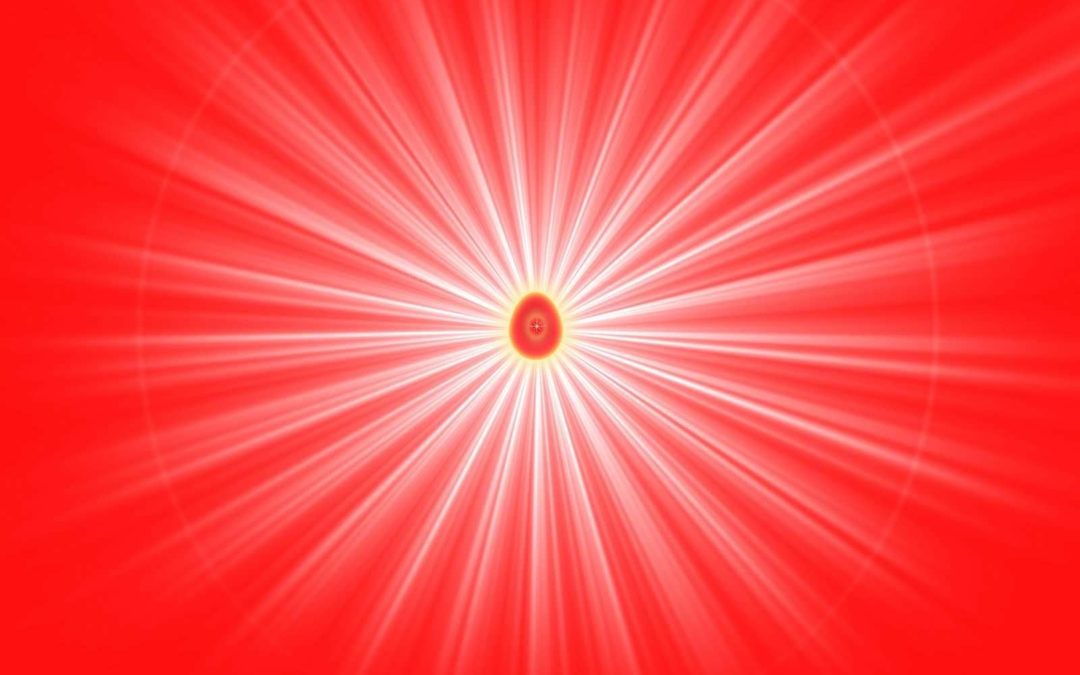 Luz roja para meditar y para terapia de luz roja